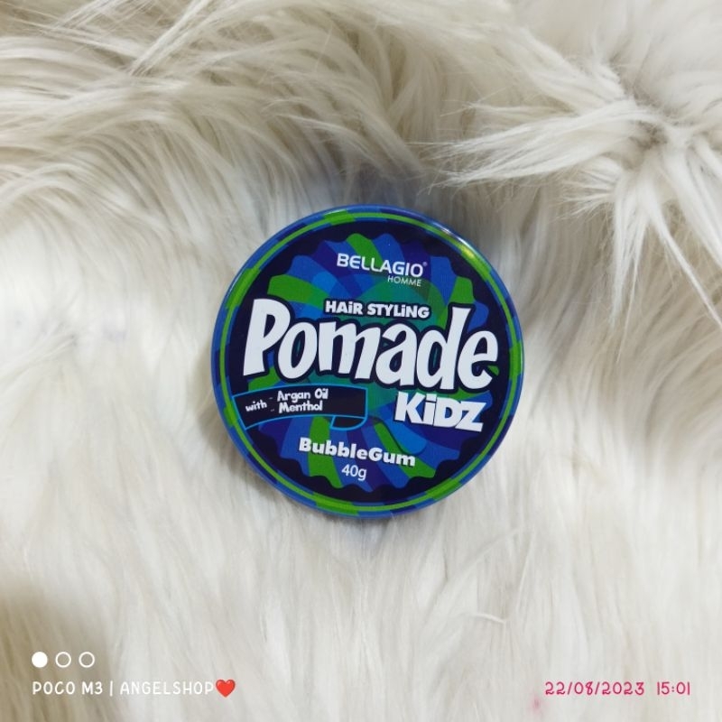 BELLAGIO HOMME HAIR STYLING POMADE KIDZ SWEETBERRY BUBBLEGUM | POMADE RAMBUT MINYAK RAMBUT ANAK KECI