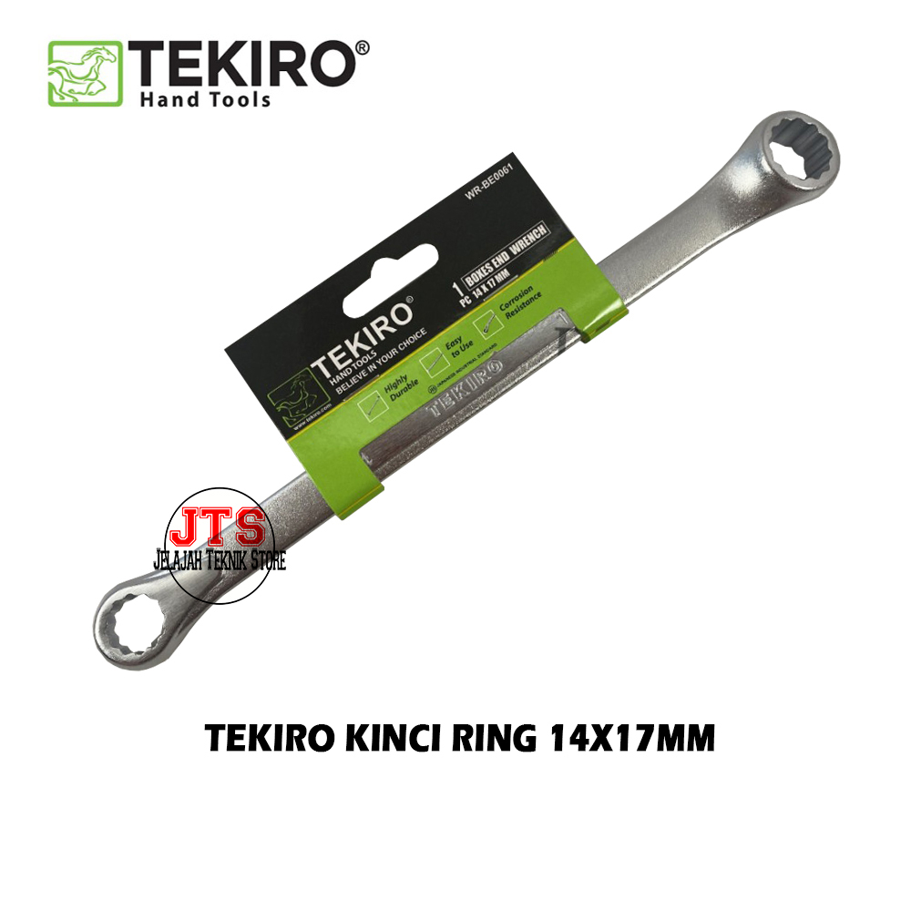 TEKIRO Kunci Double Ring 14x17mm Kunci Ring 14mm X 17mm Satuan