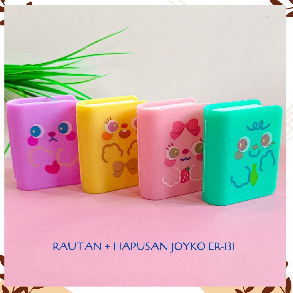 

RAUTAN + HAPUSAN JOYKO ER-131 SERUTAN ERASER SHARPERNER ALAT-ALAT SEKOLAH AESTHETIC COD WAJAH LUCU IMUT KADO UNIK