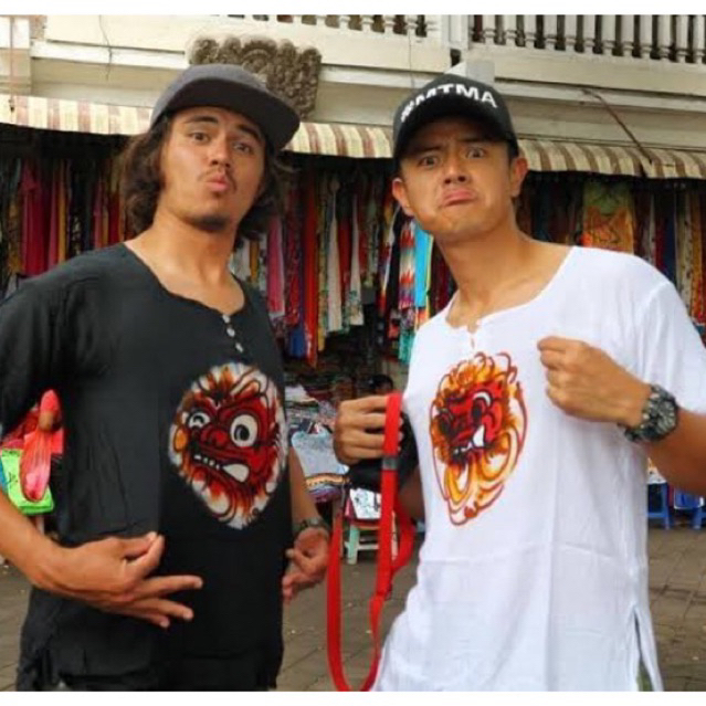 Baju Barong Rayon Tebal Lukis Tidak Mudah Luntur Bali Murah Bahan Lebih Tebal Kaos Bali Oleh Oleh Kr