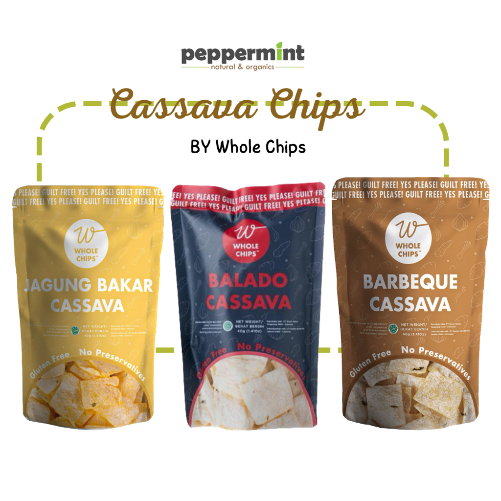 

Whole Chips Cassava (40 gr) / Camilan Sehat