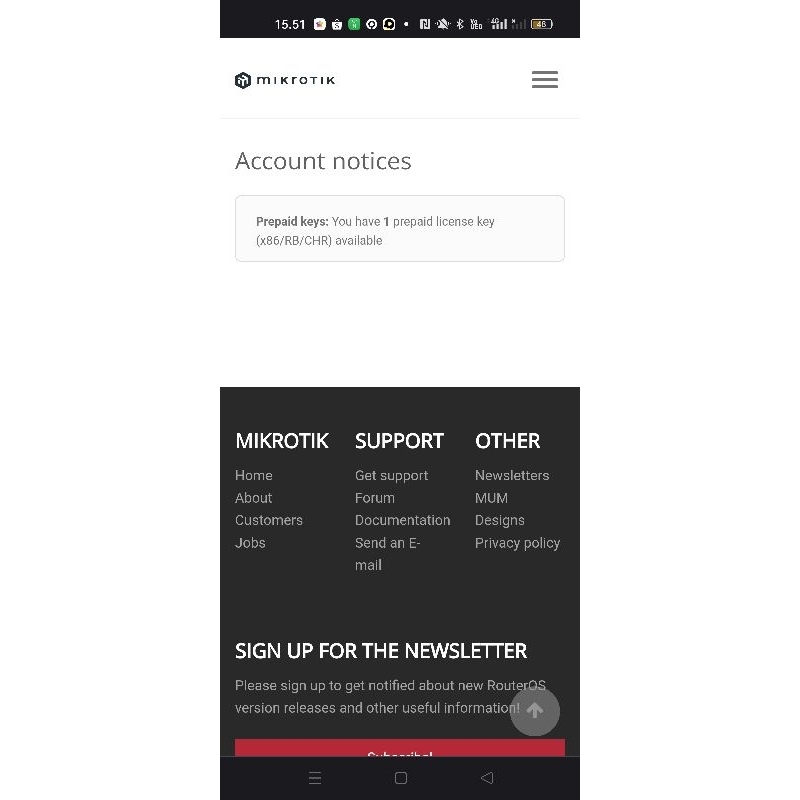 Lisensi Mikrotik Level 4
