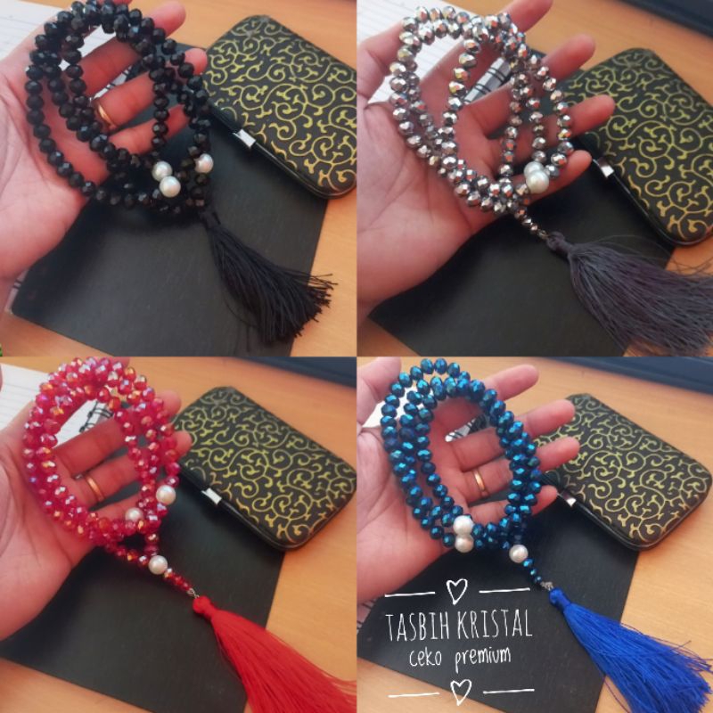 Tasbih kristal ceko premium tasbih mewah kristal