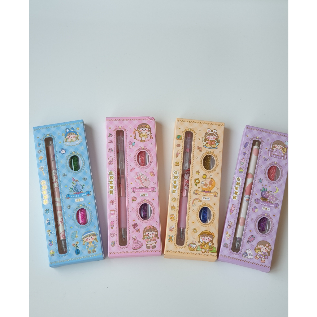 

1 SET PULPEN GLITTER DH-S349