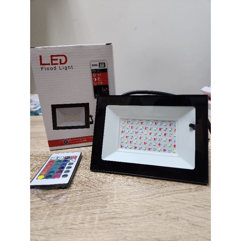 LAMPU LED SOROT RGB 50 WATT / LED TEMBAK 50 WATT RGB
