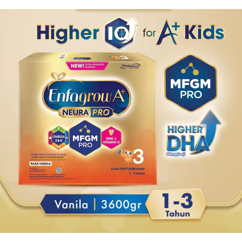 Enfagrow A+ 3 3600gr vanila