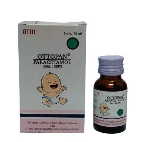 OTTOPAN ORAL DROPS - SYRUP 60 ML Obat Demam Paracetamol 15ML Anak Bayi Parasetamol