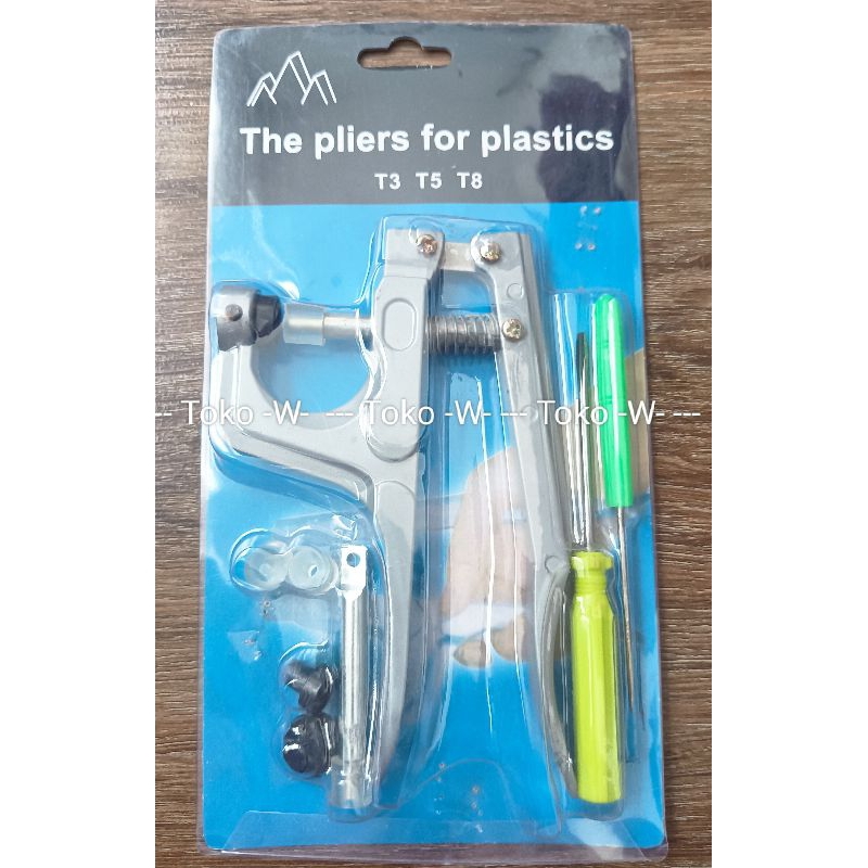 Plier/Tang untuk kancing jepret plastik / plastic snap button