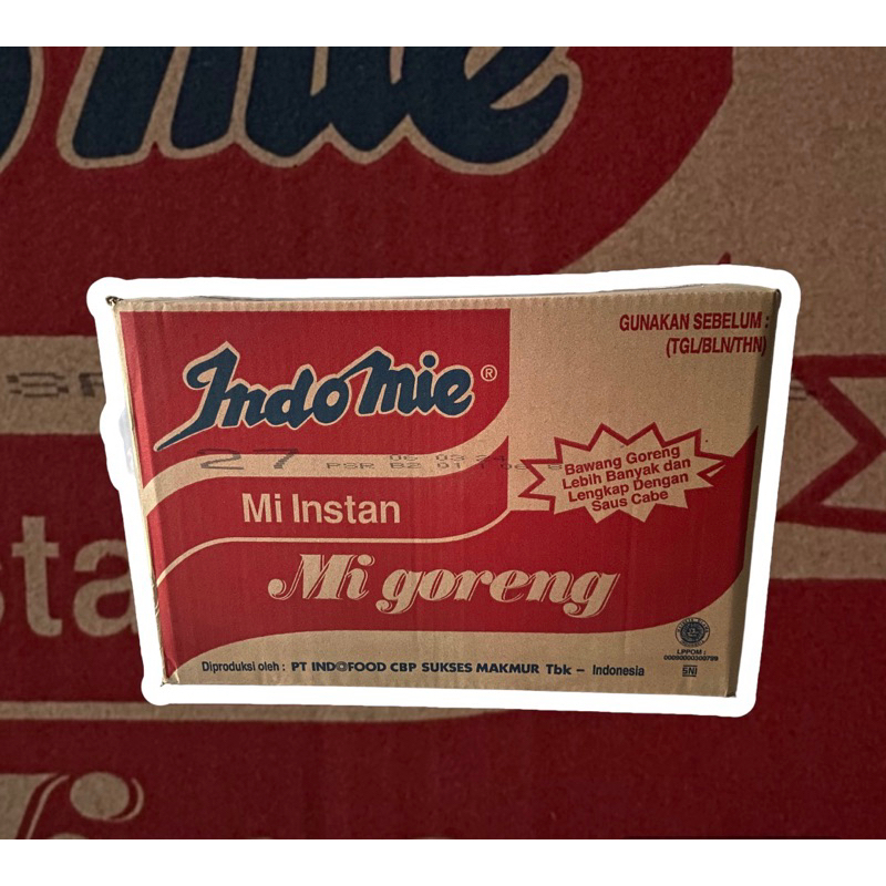 

Indomie goreng 1dus