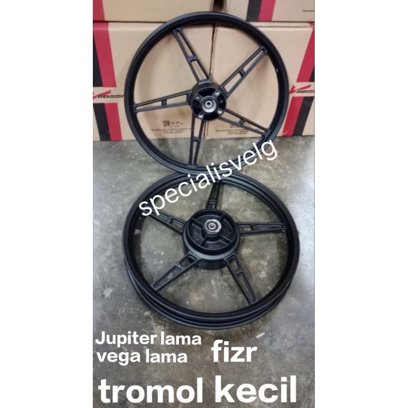 VELG/PELAK RACING STANDAR V ROSSI YAMAHA FIZR JUPITER LAMA VEGA LAMA PALANG 5 TROMOL KECIL RING 17