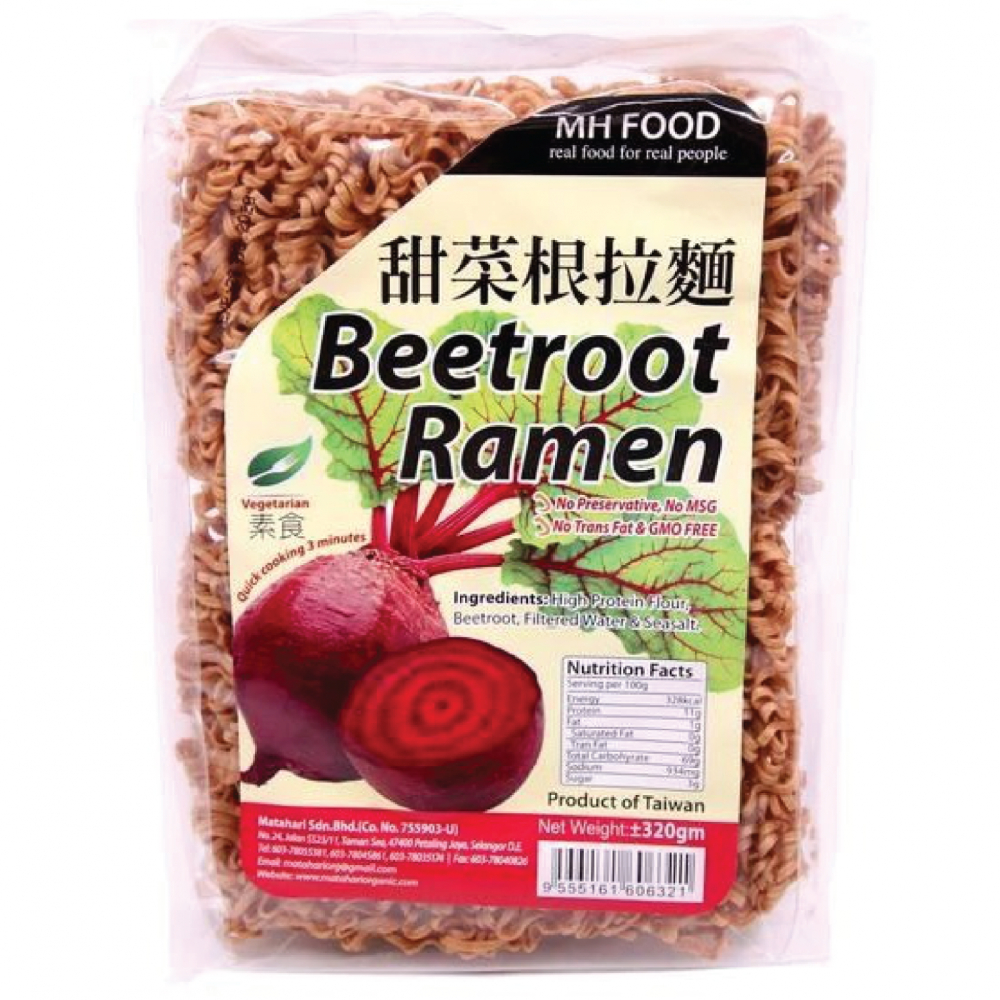 

MH Organic Beetroot Ramen 320gr Ramen Organik