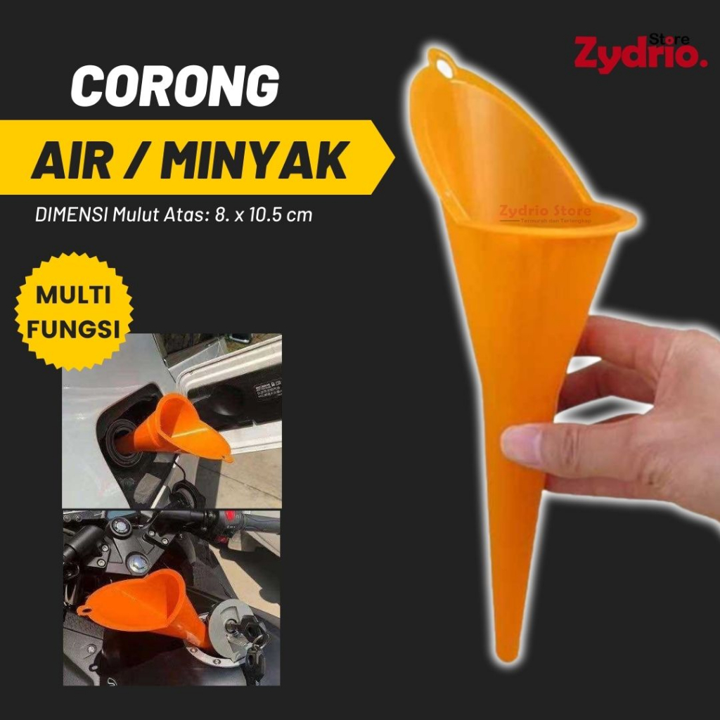 Corong Plastik Besar 29cm / Corong Oli Motor Mobil / Bensin / Air