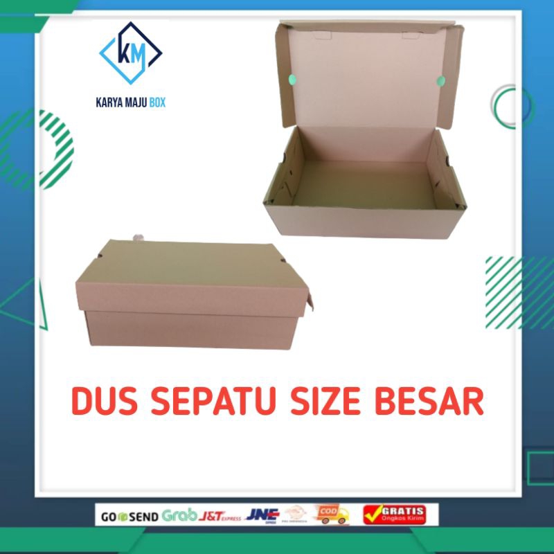 

Dus sepatu Ukuran Besar