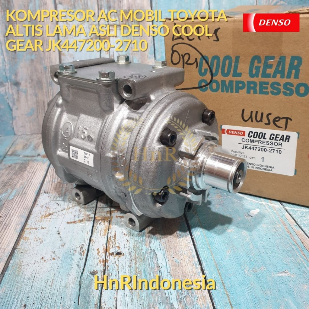Kompresor AC Mobil Toyota Altis Lama COMPRESOR ALTIS ASLI DENSO COOL GEAR 2710
