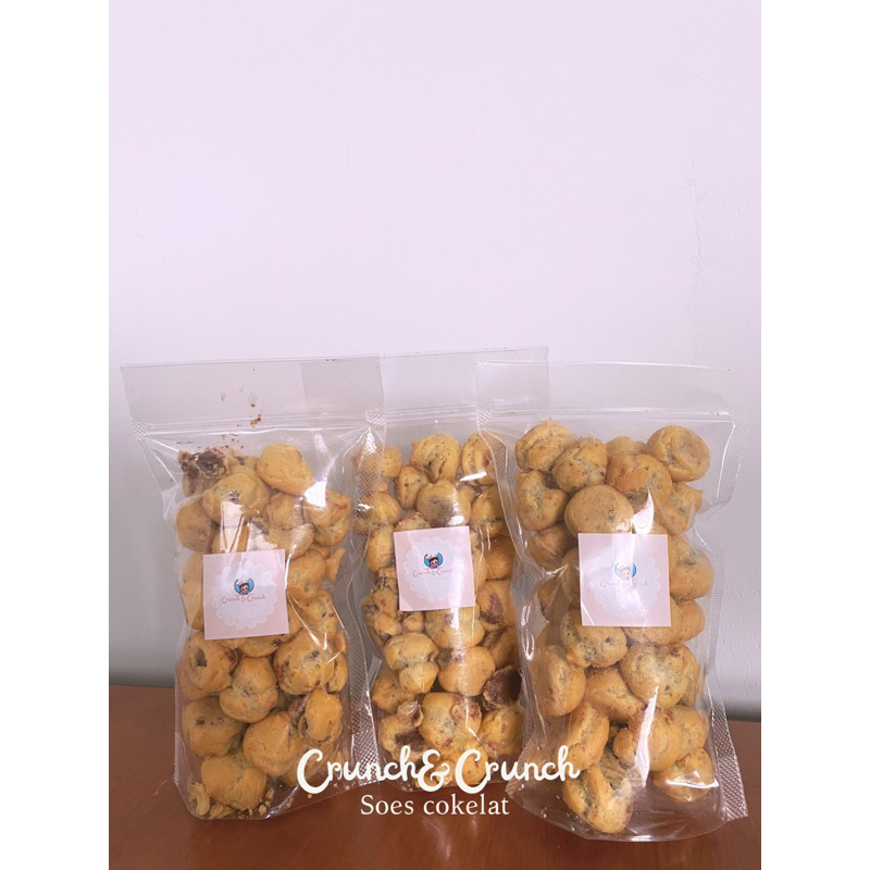 

Snack Soes Kering isi cokelat,soes cokelat,snack murah,celiman murah