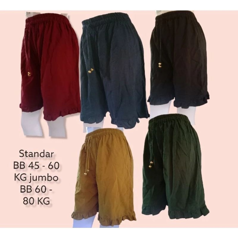 Celana Kolor Wanita Rempel Rayon