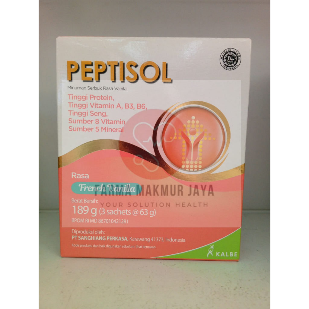 

PEPTISOL VANILLA 185 GRAM DUS