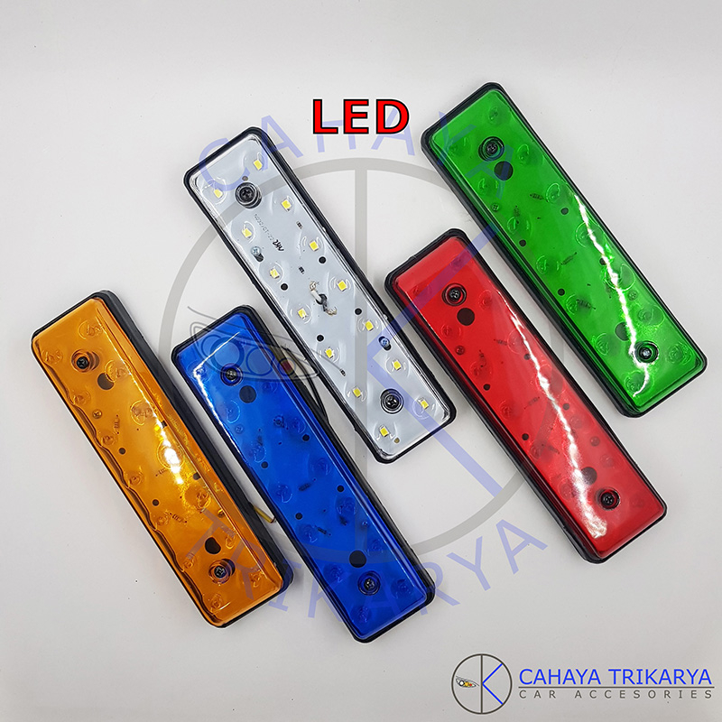 Lampu Samping / Fender / Bak Truk Truck / Bis Bus Kotak Universal Variasi DNY-22 LED
