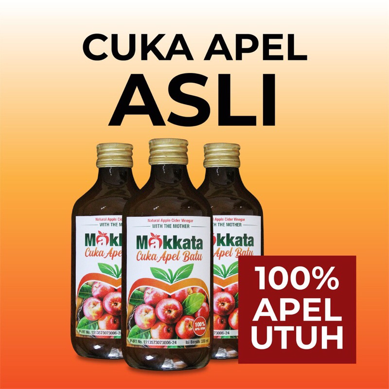 COD CUKA APEL ASLI ORIGINAL MAKATA MAKATTA | Cuka Apel Makkata ORIGINAL | Cuka Apel Untuk Wajah | Mu