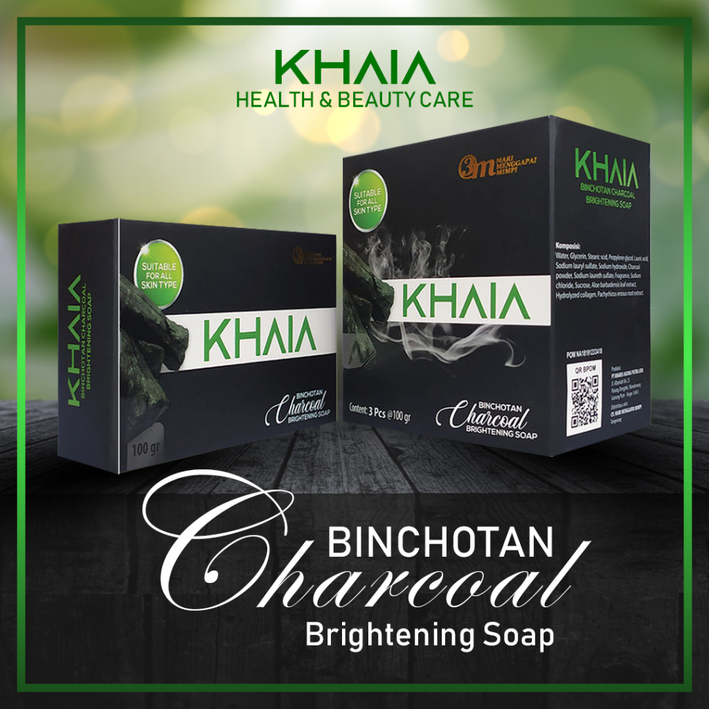 Sabun Khaia Original Binchotan / Sabun Khaia Skincare Brightening Charcoal