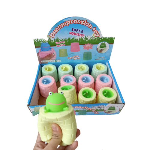 Mainan Pop it Squishy kodok Karet Silikon Penghilang Stress / Squeeze squirrel Dan Tikus