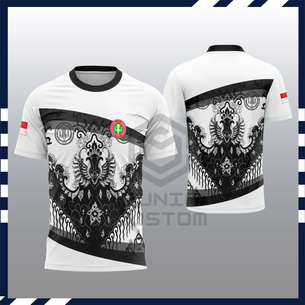 Kaos Guru Motif Batik PGRI - Kaos Pria PGRI - Baju Batik PGRI - Pakaian Pria Motif Batik PGRI