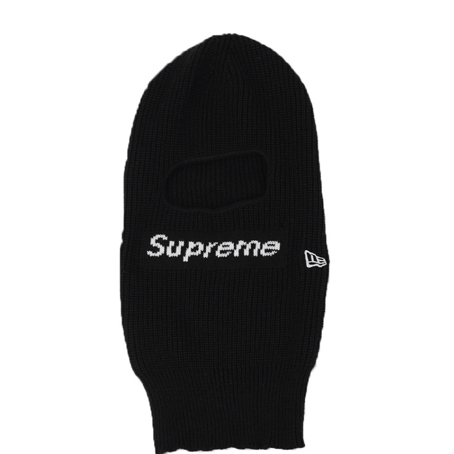 Supreme New Era Box Logo Balaclava Black FW22