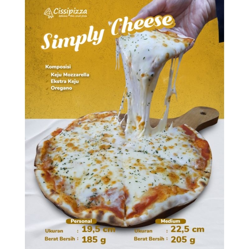 

Pizza Frozen Rasa Simply Cheese Medium Cissipizza