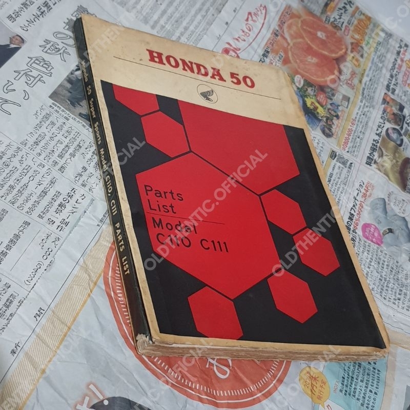 [ORIGINAL] Part List Honda 50cc C110 Gareng C111