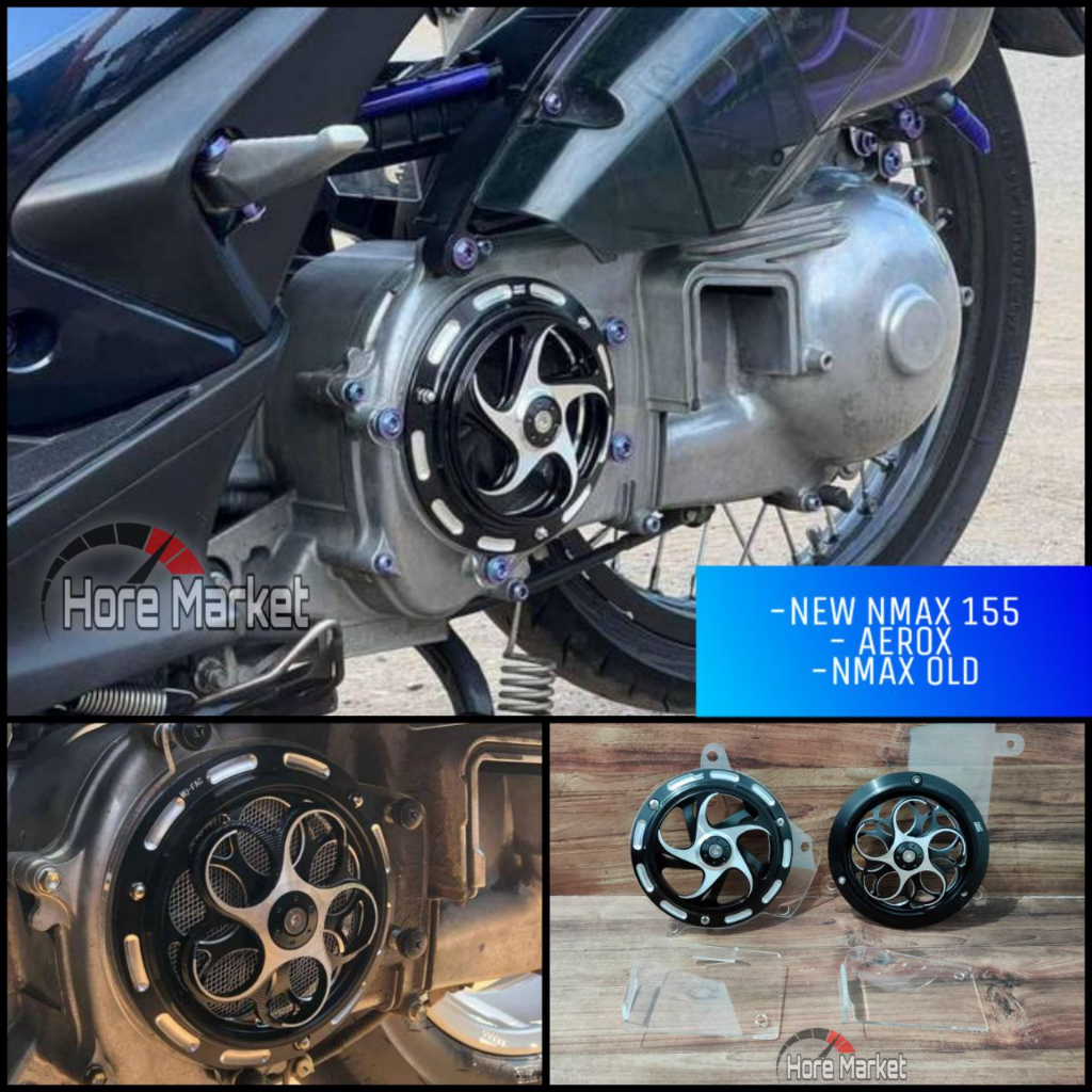 COVER FAN TUTUP SPINNER CVT AKRILIC AEROX 155 NMAX 155 NEW OLD CYBER CITY CONNECTED NVX VVA 2015 201