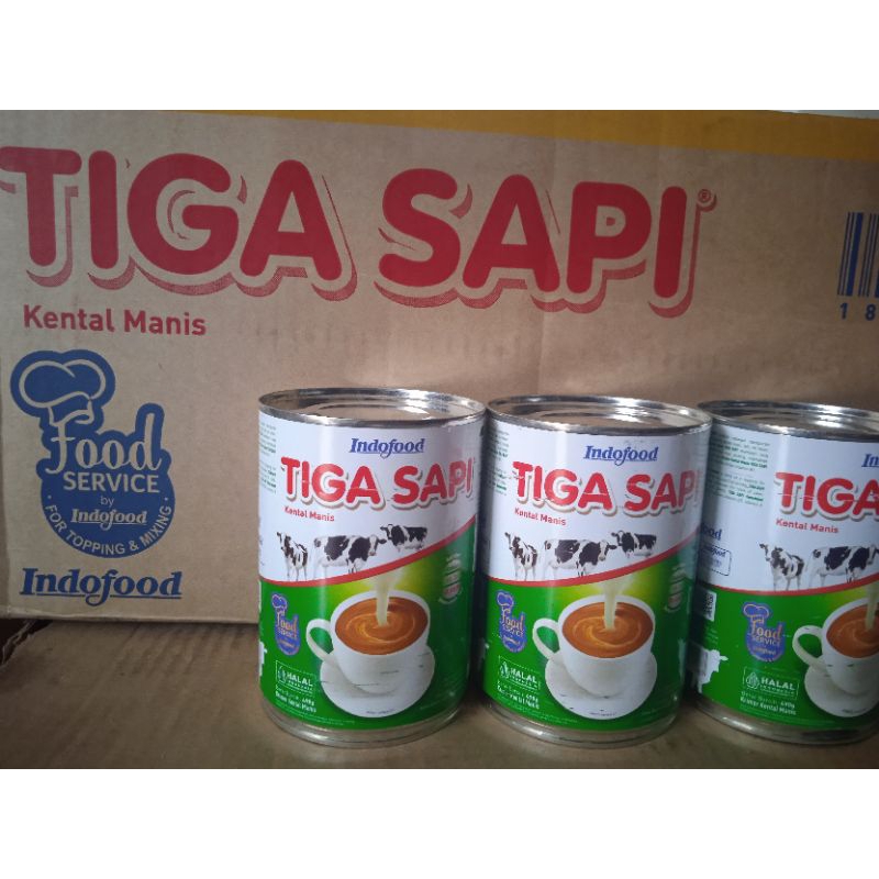 

Susu kental manis tiga sapi 490gr