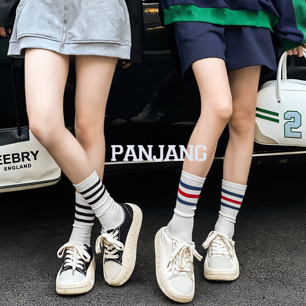 Kaos Kaki Pria Wanita Panjang Pendek Distro Tebal Distro Biru Merah Nike Converse Hitam Putih Skate 