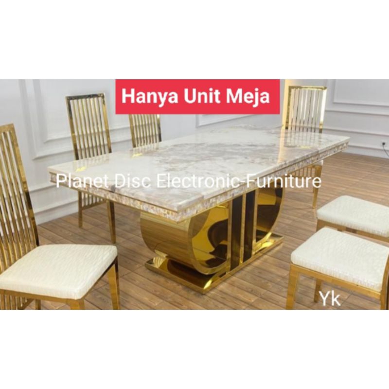 Meja Makan Marmer 200cm Dining Table Meja batu