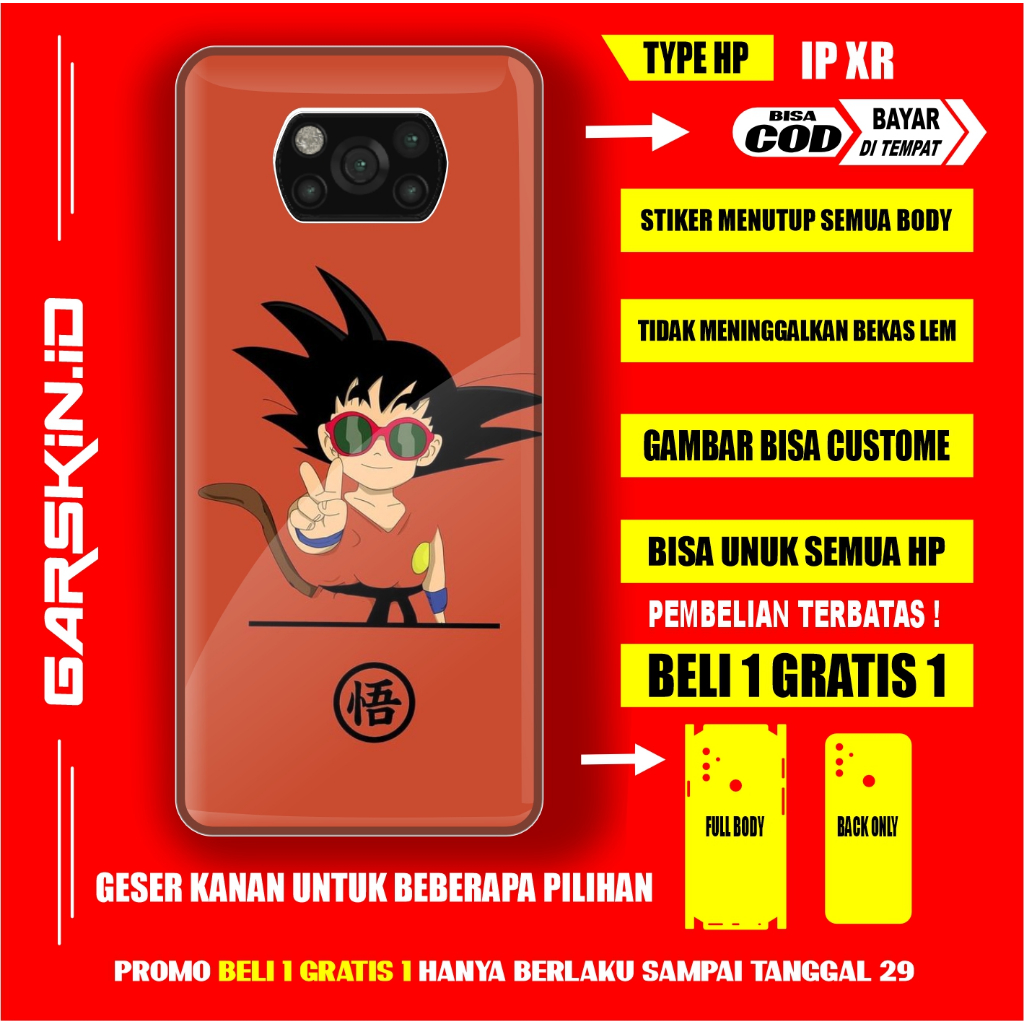 GARSKIN XIAOMI POCO X3 PRO DAN NFC ORIGINAL GRASKIN POCO X3 FULLBODY SKIN PROTEC DESAIN CUSTOME SKIN