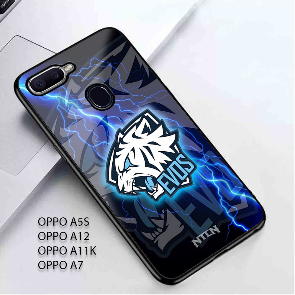 Case OPPO A5s / A7 / A12 / A11K - Casing Hp Motif ( EVOS ) Hardcase 2D Glossy - Case Kilau - Phone C