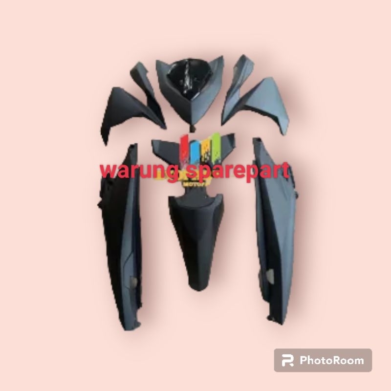 BODY HALUS VARIO 150 LED LAMA HITAM DOFF