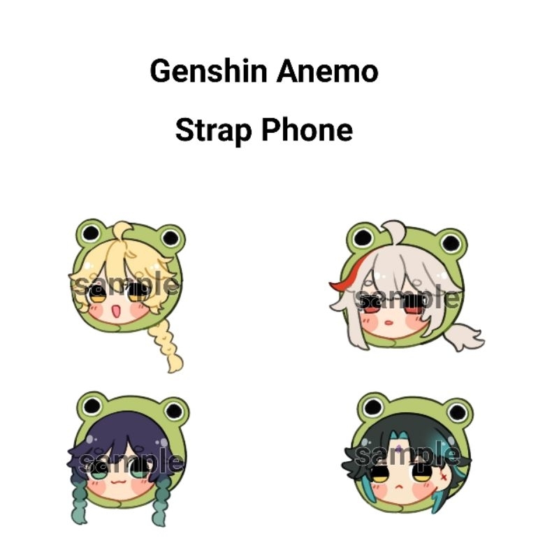 Anemo Genshin Strap Phone