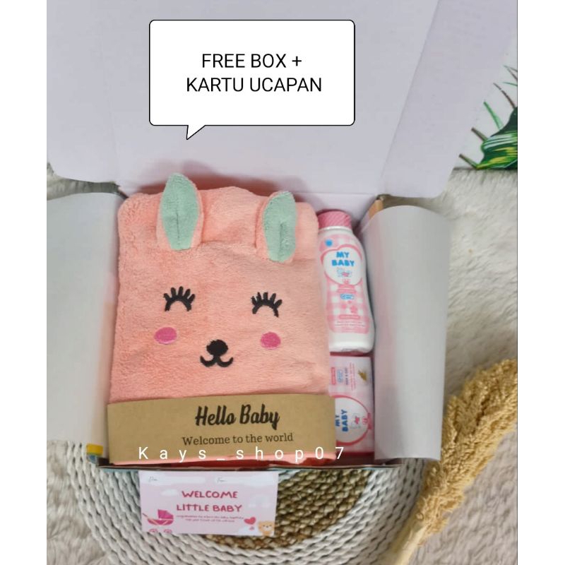 Hampers Baby Kado bayi Hadiah bayi Newborn Hadiah lahiran kado lahiran Handuk set