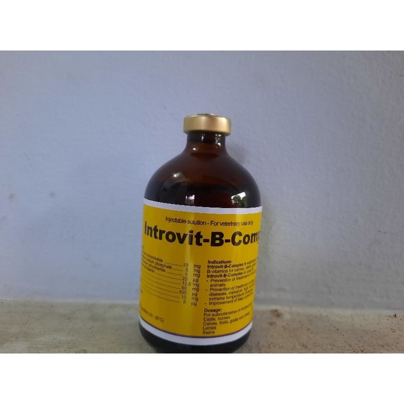 Introvit-B-Complex/Vitamin lengkap untuk hewan ternak