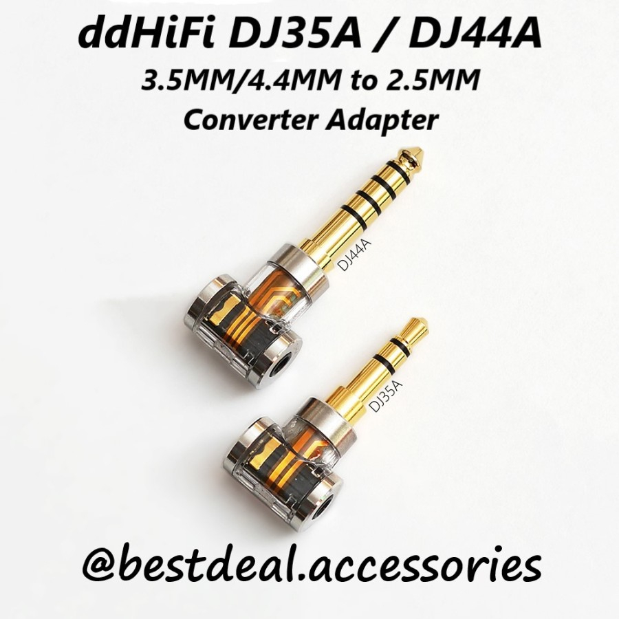 ddHiFi DJ35A / DJ44A 3.5MM / 4.4MM to 2.5MM Balance Adapter dd HiFi