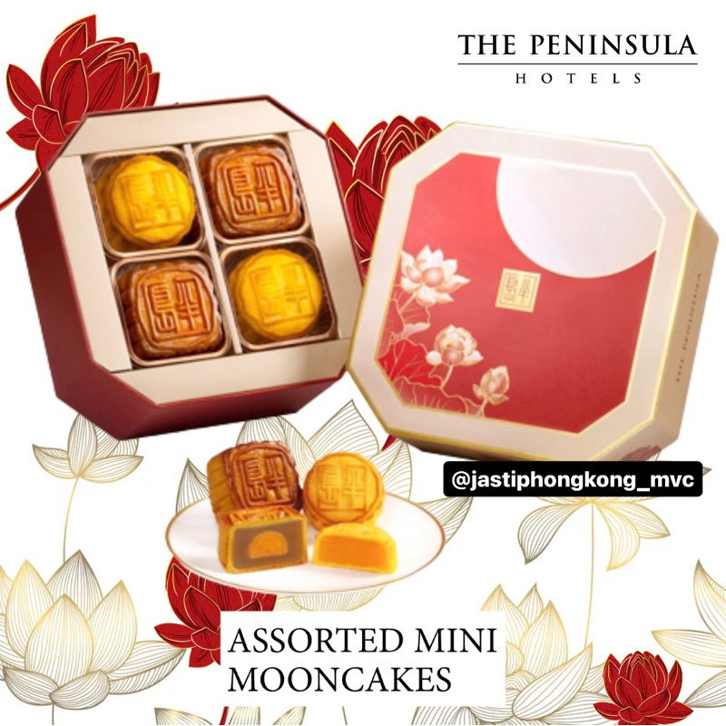 PENINSULA MOONCAKE ASSORTED MINI | Mooncake Hongkong | Jastip Mooncake Hongkong