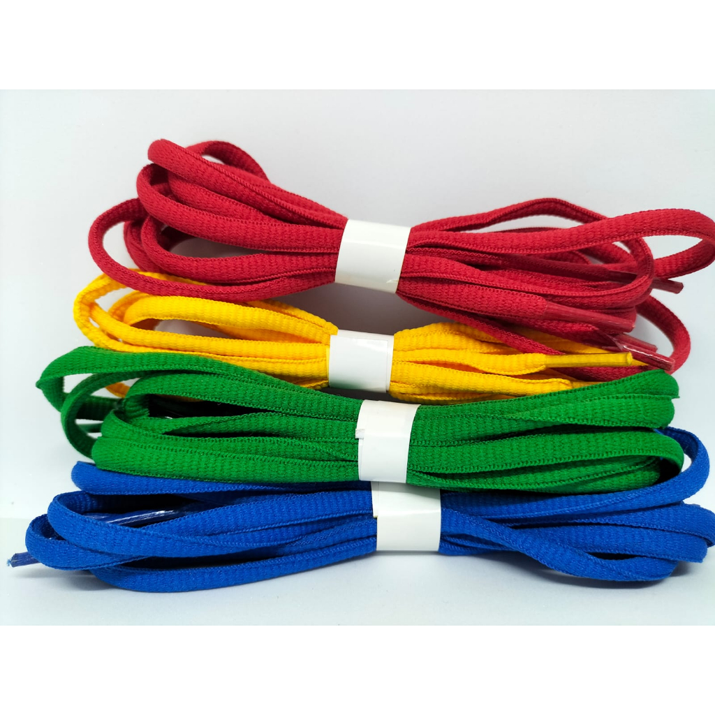 Tali Sepatu Bulat Tebal 100cm Untuk Nike Adidas Converse Warna Hitam Putih Merah Hijau Coklat Navy