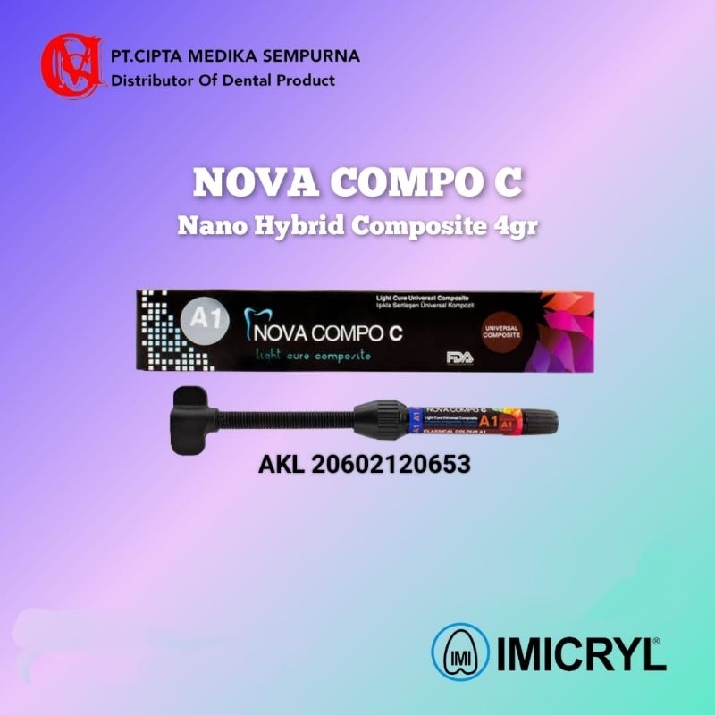 Resin Composite Dental Imicryl Nova Compo C