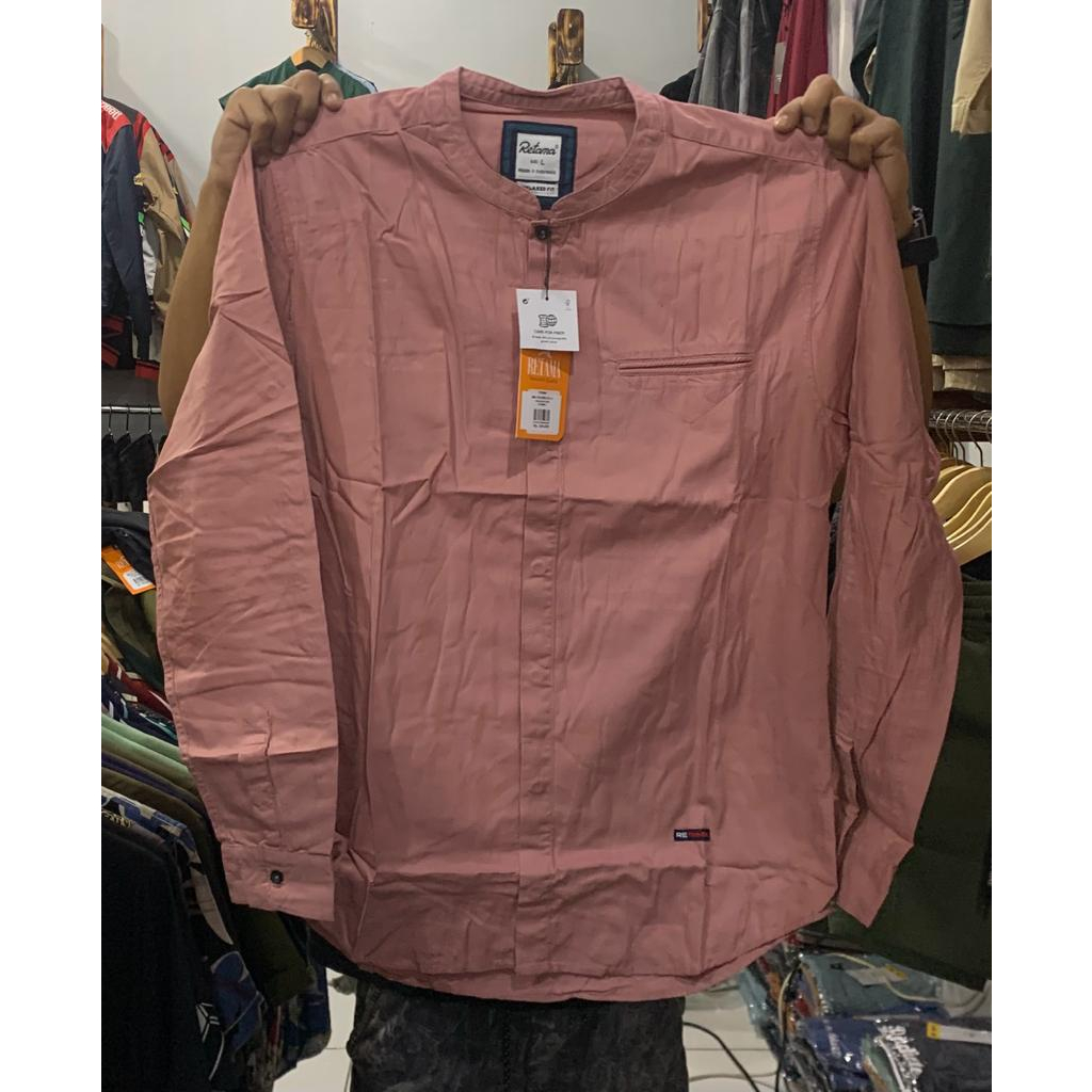 Kemeja Semi Koko Retama Lengan Panjang Full Kancing / Kemko Retama Lengan Panjang Premium Full Kanci