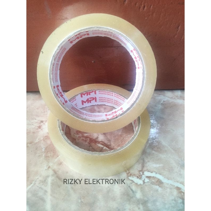 

Lakban Isolasi Bening 1 inch 24mmx72Y 72 Yard Selotip Kualitas Bagus