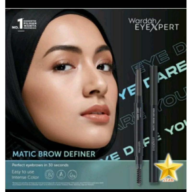 wardah pensil alis matic brow definer