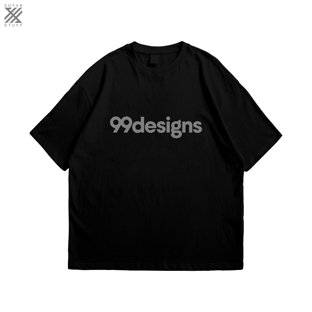 Kaos T-Shirt 99DESIGNS LOGO - BAJU Pria &amp; Wanita
