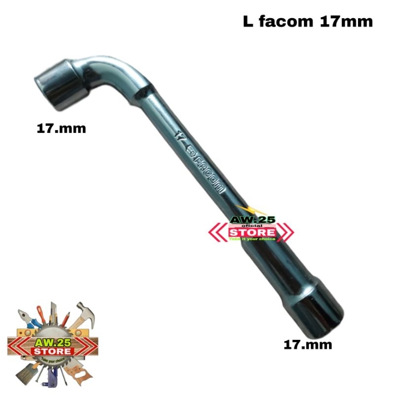 Kunci Sok L 17mm Facom