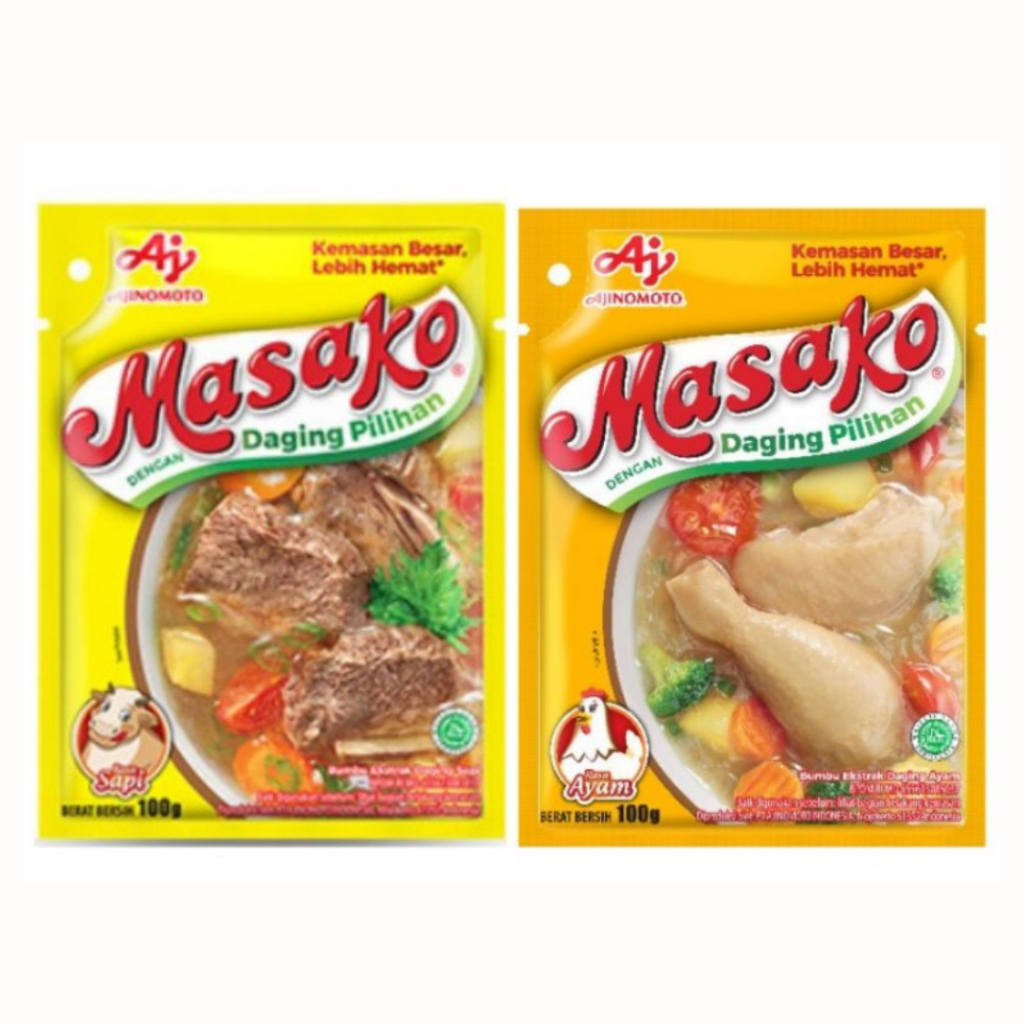 

Penyedap Rasa Masako 100 g / Masako 100 g / Masako Kaldu Bubuk 100g