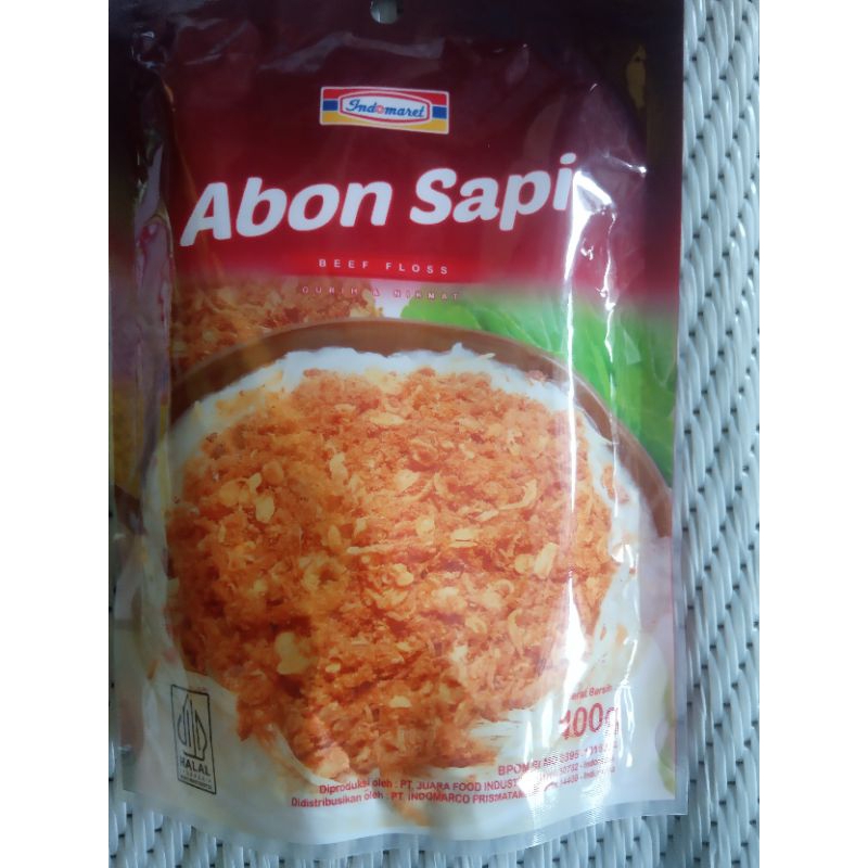 

INDOMARET ABON SAPI 100GR